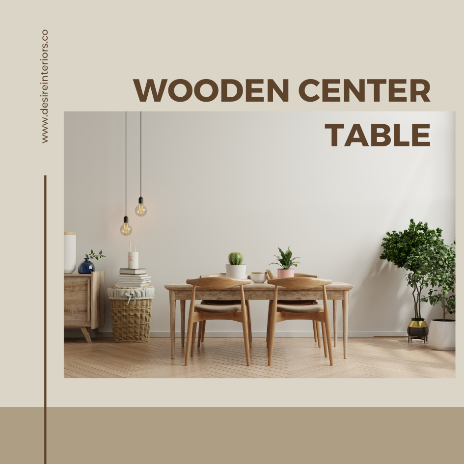Two-Drawer Mango Wood Center Table Design for Modern Homes
